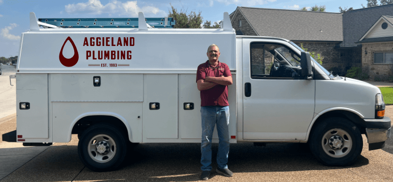 Aggieland Plumbing Truck